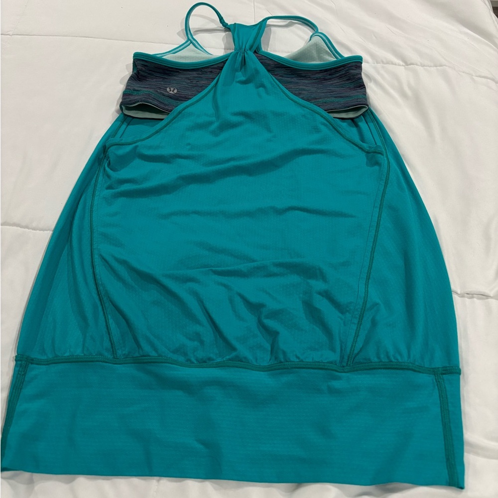 lululemon athletica Teal Muscle Tee - Picture 6 of 12